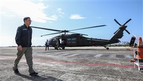 卓榮泰視察康芮颱風蘭嶼災損復原情形（圖／行政院提供）