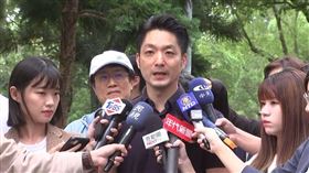 台北市長蔣萬安出席大安森林公園「30而立自然正成長」生態嘉年華開幕儀式前受訪