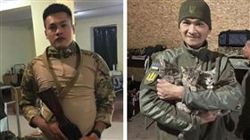 台籍志願軍曾聖光（左）及吳忠達（右）先後在烏克蘭戰死。