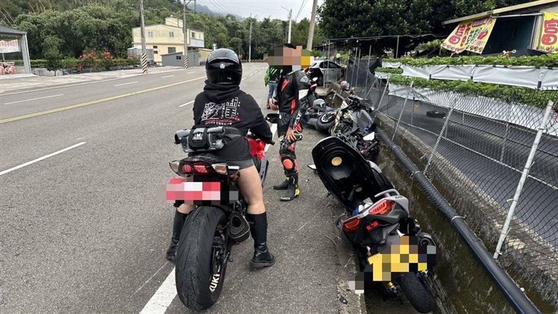 25歲男越級騎重機慘摔！擊落4重機賠慘了
