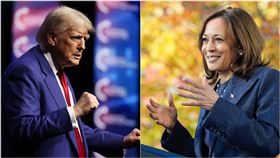 賀錦麗、川普。（圖／翻攝自Kamala Harris、Donald J. Trump臉書）