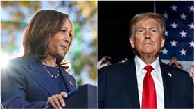 賀錦麗、川普。（圖／翻攝自Kamala Harris、Donald J. Trump臉書）