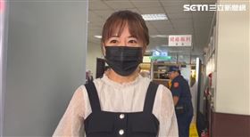 高虹安前助理「公衛文」王郁文二審出庭。（圖／記者李依璇攝影）