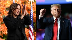 賀錦麗、川普。（圖／翻攝自Kamala Harris、Donald J. Trump臉書）