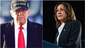 賀錦麗、川普。（圖／翻攝自Kamala Harris、Donald J. Trump臉書）