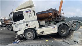 砂石車,高雄,國道警察,國道十號,車禍