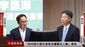 交長陳世凱回應李昆澤，星宇航空颱風天重落地
（圖／翻攝自YouTube國會頻道）