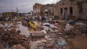 西班牙洪災 ▲（圖／美聯社／達志影像）