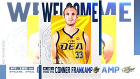 中信特攻網羅新洋將柯南（Conner Frankamp）加盟。（圖／中信特攻提供）