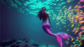 人魚裝,美人魚,潛水（示意圖／翻攝自Pixabay）