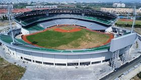 台南,亞太國際棒球訓練中心,亞太棒球場,天然草皮,人工草皮,黃偉哲,Threads,空拍照