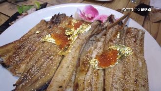 金箔烤鰻魚享奢華　炊飯撒黃金「小確幸」
