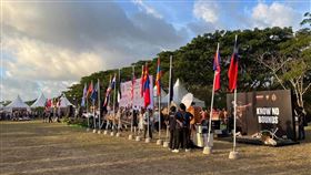 今年8月底國際實用射擊聯盟（IPSC）在印尼舉辦比賽，有中國小粉紅選手鬧事，試圖拆下台灣掛在現場的國旗，當時鬧事選手直接遭取消資格，未料如今IPSC卻遭施壓，要求台灣想參賽只能使用中華台北。（圖／翻攝自陳信宏臉書）