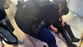 內湖持刀傷人案，保命關鍵原來是「止血帶」。（圖／翻攝畫面）