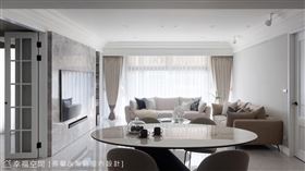 灰韻 和諧之境|現代美式|47坪（圖／幸福空間）