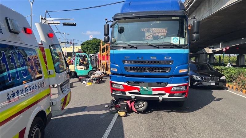 台中婦「遭聯結車吞沒」捲入車底！送醫亡