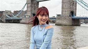 金針菇分享她在倫敦遇到的恐怖經歷。（圖／翻攝自ggu__kim IG）