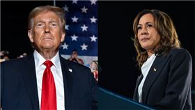 川普,賀錦麗（圖／翻攝自川普、賀錦麗臉書）