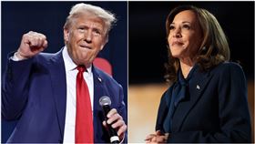 川普,賀錦麗（圖／翻攝自川普、賀錦麗臉書）