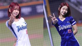 富邦啦啦隊「紅髮安娜」外型冷豔搶眼。（圖／翻攝自anna0205chen_ IG）