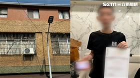 回到當時賣布丁的地點，已經人去樓空，據悉，三姊弟在上個月底突然說要退租，成為最後對話。（圖／翻攝畫面）