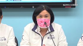 陳玉珍3分鐘將財劃法送出委員會 遭綠委壓桌阻攔