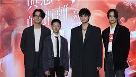 周渝民、薛仕凌、劉子銓、白潤音。（圖／記者鄭孟晃攝影）