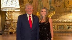 17歲孫女道喜川普成功當選美國總統。（圖／翻攝自凱伊X帳號）