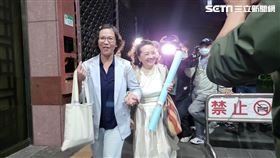 ▲蔡壁如首次京華城案證人身份，被北檢約談說明。（圖／記者楊佩琪攝）