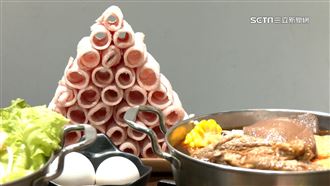 火鍋旺季！「肉片金字塔、整排白蝦」吸睛