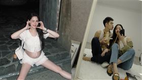 歐陽妮妮 張書豪（合成圖／翻攝自歐陽妮妮IG）