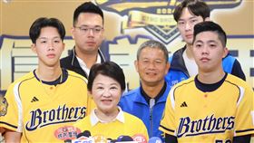 台中市長,盧秀燕,中信兄弟象（圖／台中市府提供）