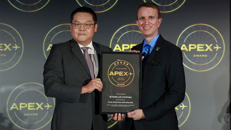 星宇航空榮獲APEX五星航空獎