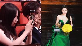 虞書欣拍劉亦菲（合成圖／翻攝自衝浪桃浦萬、心若無異萬法一如 微博）