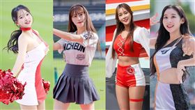 12強韓籍女神「四大金釵」李妍珍（左起）、金渡娥、裴垂鉉與朴宰令。（組合圖／翻攝自 IG）