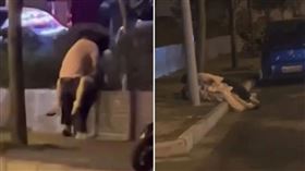 警方,女子,柳州,廣西,中國,酒醉,撿屍體