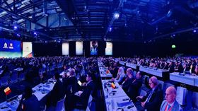 國際刑警組織大會選舉產出新一屆執行委員會的新成員，該委員會職責包括負責監督大會決議執行。（圖／翻攝自X @INTERPOL_HQ）