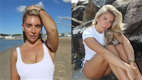 英國AV女優邦妮‧布魯（Bonnie Blue）。（圖／翻攝自IG）