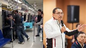 北捷女子隨機砍人，侯友宜發聲。（圖／翻攝畫面、侯友宜臉書）