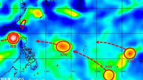 銀杏 熱帶擾動 翻攝林老師氣象站