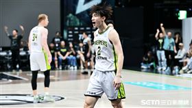 ▲TPBL福爾摩沙夢想家前鋒馬建豪投進三分球。（圖／記者劉彥池攝影）