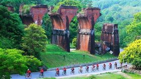 苗栗龍騰斷橋就是關刀山大地震造成的遺址。（圖／苗栗縣政府提供）