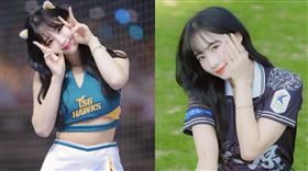 台鋼雄鷹啦啦隊「WING STARS」Mingo（朴旻曙）。（圖／翻攝自IG）