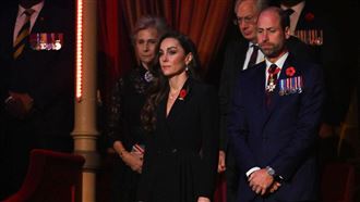 凱特化療後二度現身　出席國殤紀念日活動