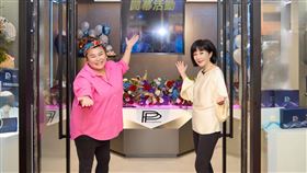 吳淡如（左）跟林美秀出席代言。（圖／提供PP石墨烯）