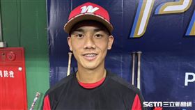 ▲世界棒球錦標賽12強熱身賽，味全龍曾聖安。（圖／記者黃耿誼攝影）