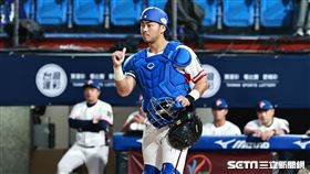 ▲12強官辦熱身賽，台灣隊捕手林家正。（圖／記者劉彥池攝影）