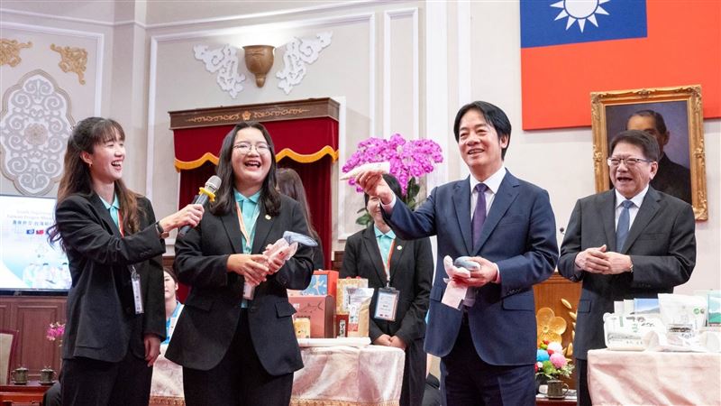 賴清德肯定國際青年大使延伸台灣軟實力