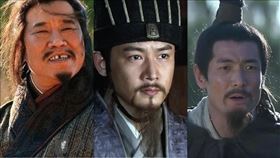 三國著名謀士龐統（左起）、諸葛亮、徐庶。(影視圖/翻攝百度百科)
