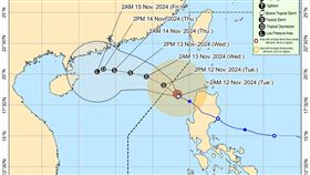 桔梗颱風
（圖／翻攝自菲律賓氣象局）
